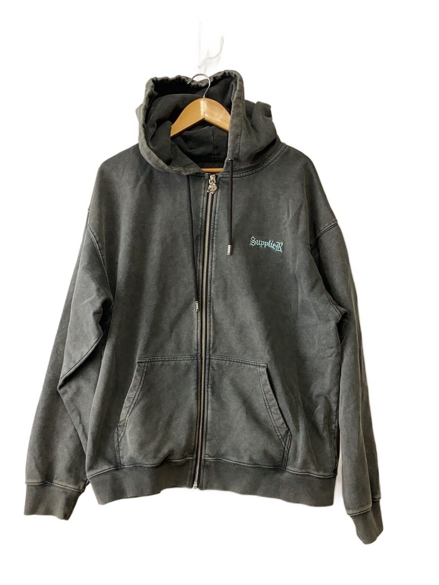 【中古】SUPPLIER◆ジップパーカー/L/コットン/GRY【メンズウェア】｜2ｎｄ STREET 店