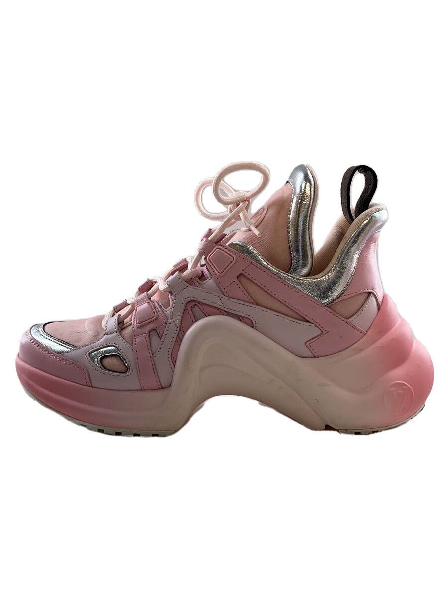 【中古】LOUIS VUITTON◆ARCHLIGHT/ローカットスニーカー/37.5/PNK/1AACLY【シューズ】