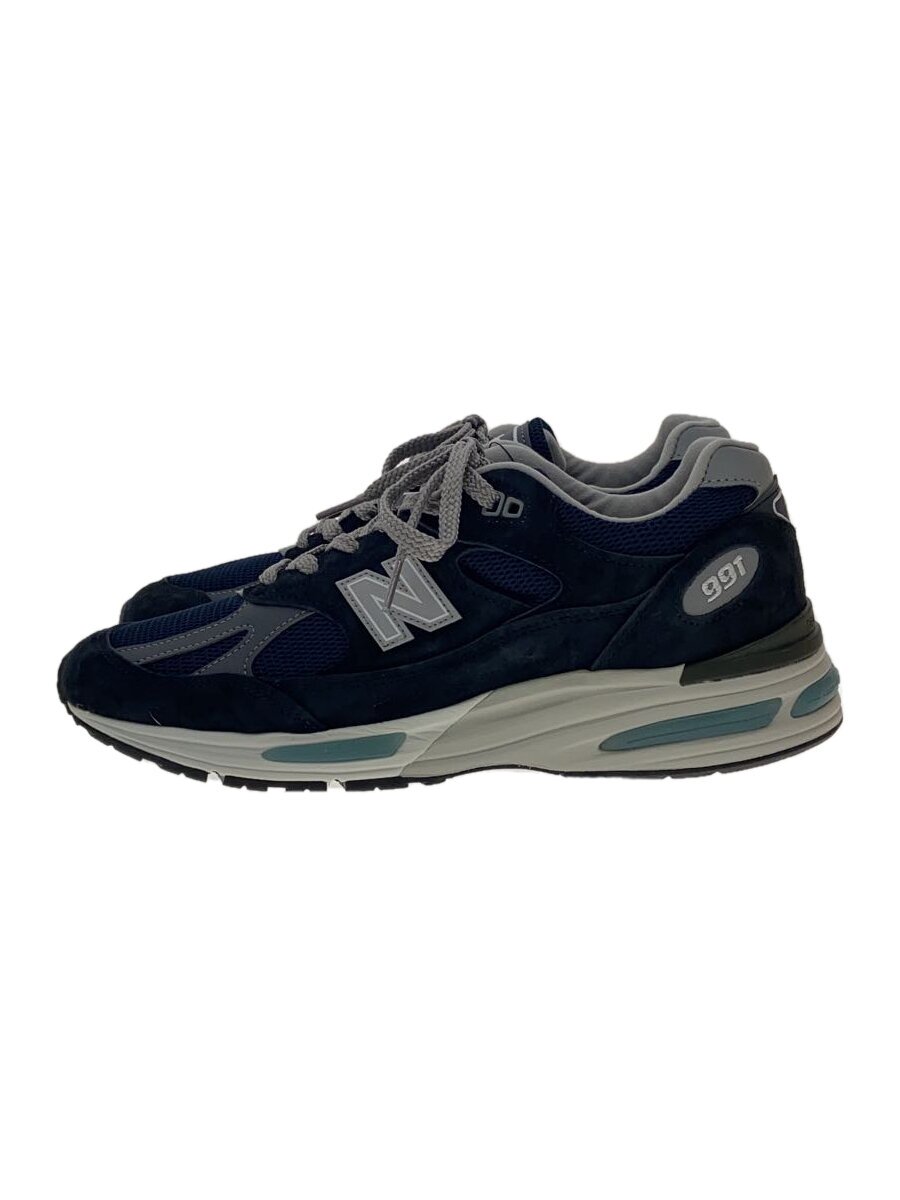 【中古】NEW BALANCE◆ローカットスニーカー/27糎/NVY/U991NV2【シューズ】