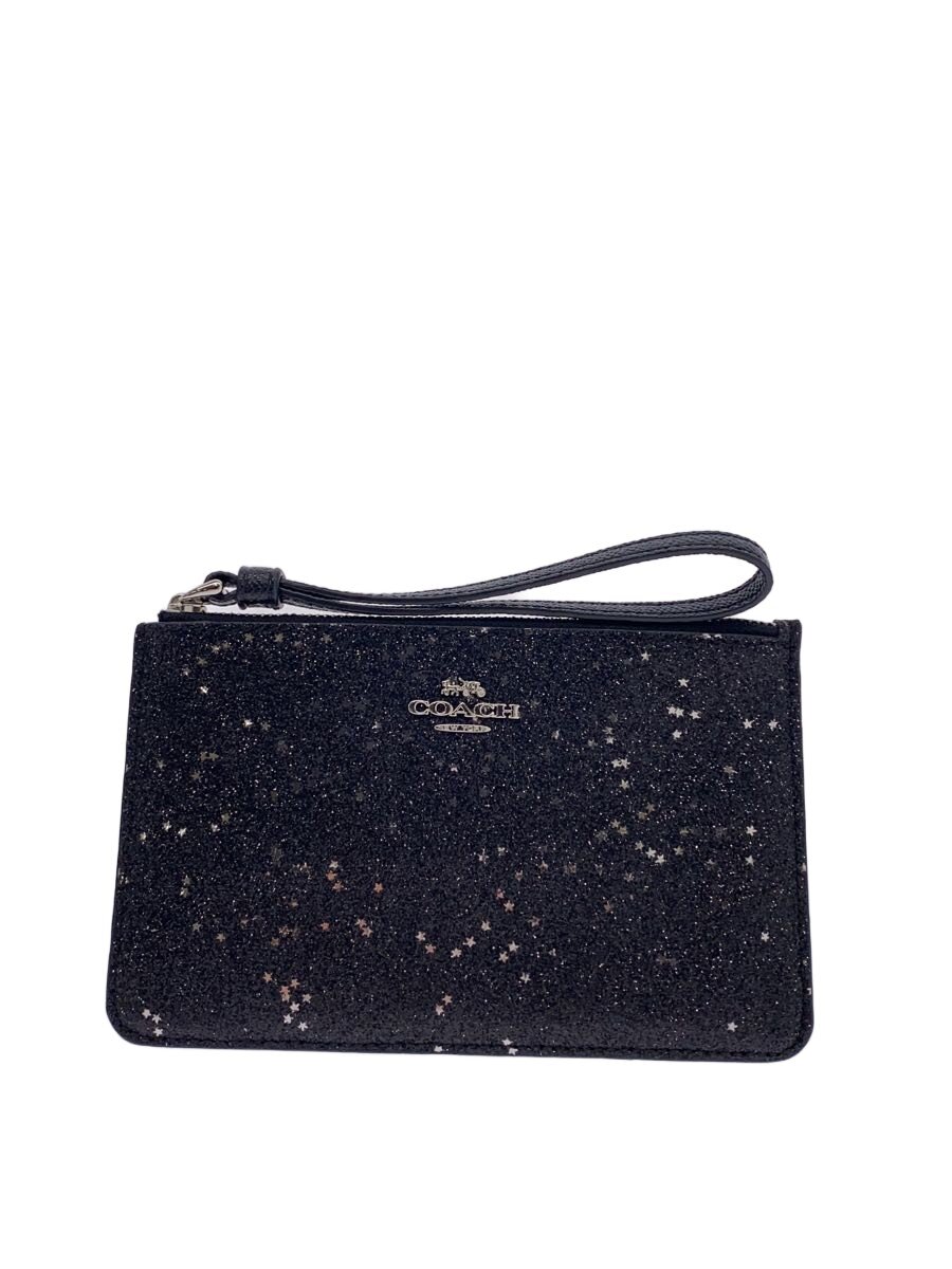 【中古】COACH◆合財袋/--/BLK/無地/38641【御徒面子】
