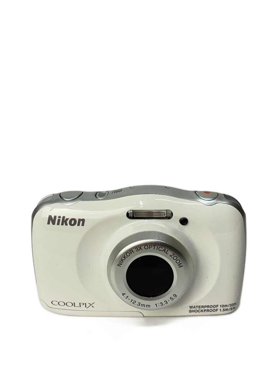 【中古】Nikon◆デジタル写真機 COOLPIX S33 [白いこと]//【写真機】