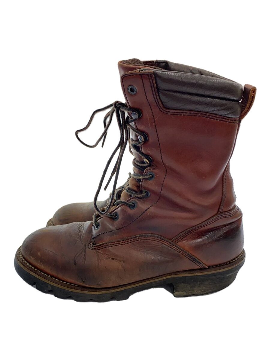 【中古】RED WING◆レースアップブーツ/US10/BRW/なめし革/909【シューズ】
