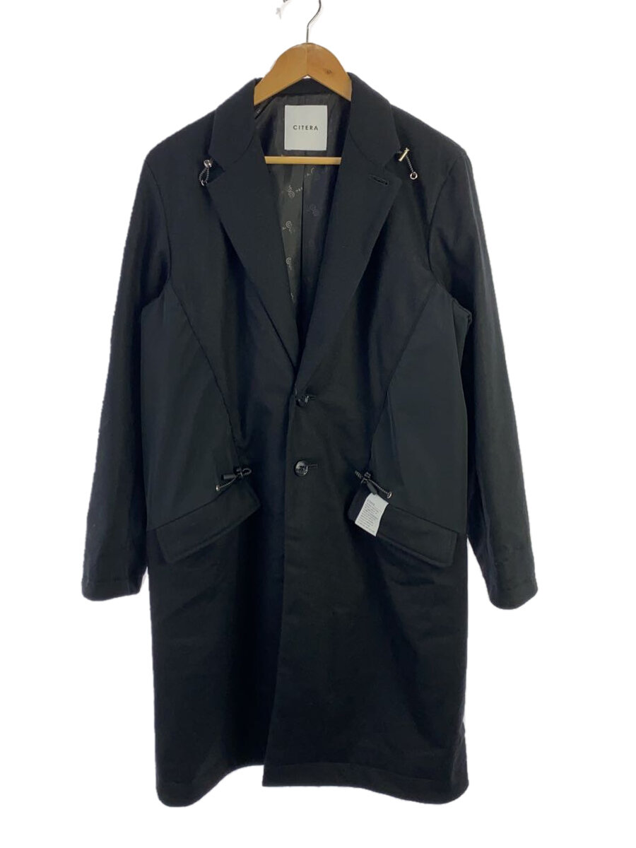 【中古】CITERA◆チェスターコート/M/ウール/BLK/4504-27402//【メンズウェア】|2nd STREET 店