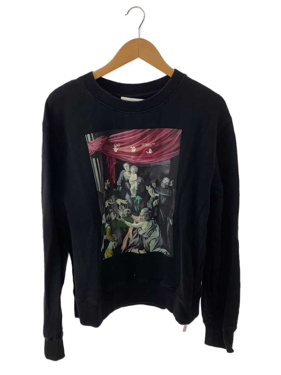 【中古】OFF-WHITE◆流汗/L/綿織物/BLK/OMBA025E20FLE004//【メンズウェア】