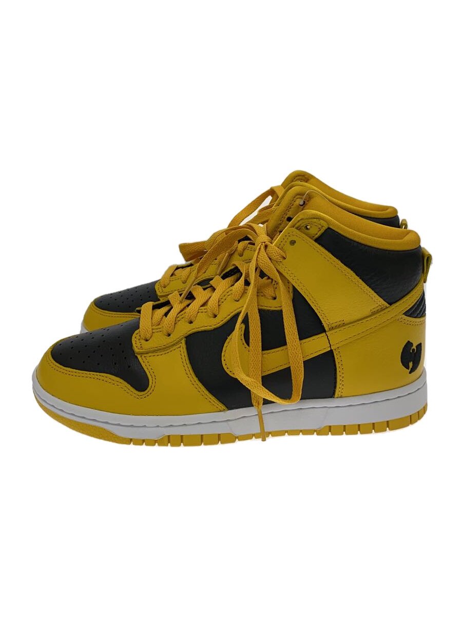 【中古】NIKE◆ハイカットスニーカー/25糎/YLW/HJ4320-001【シューズ】