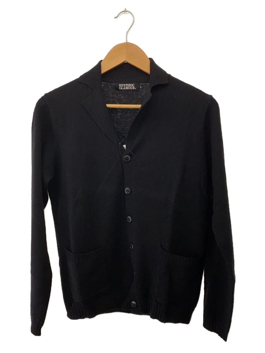 【中古】HYSTERIC GLAMOUR◆ジレー(朦々たる)/S/羊毛/BLK/0203ND06【メンズウェア】