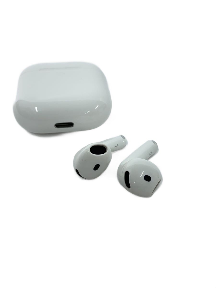 【中古】Apple◆イヤホン AirPods 4 MXP63J/A【家電・ビジュアル・オーディオ】