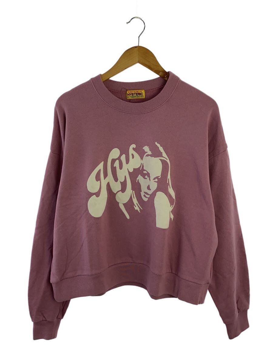 【中古】HYSTERIC GLAMOUR◆スウェット/FREE/コットン/PNK/01233CS03【レディースウェア】｜2ｎｄ STREET 店