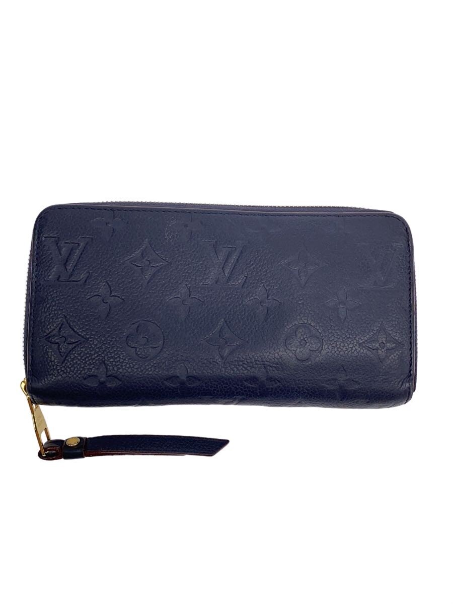 【中古】LOUIS VUITTON◆ジッピー・ウォレット_モノグラム・アンプラント/牛革/NVY/レディース【服飾雑貨他】｜2ｎｄ STREET 店