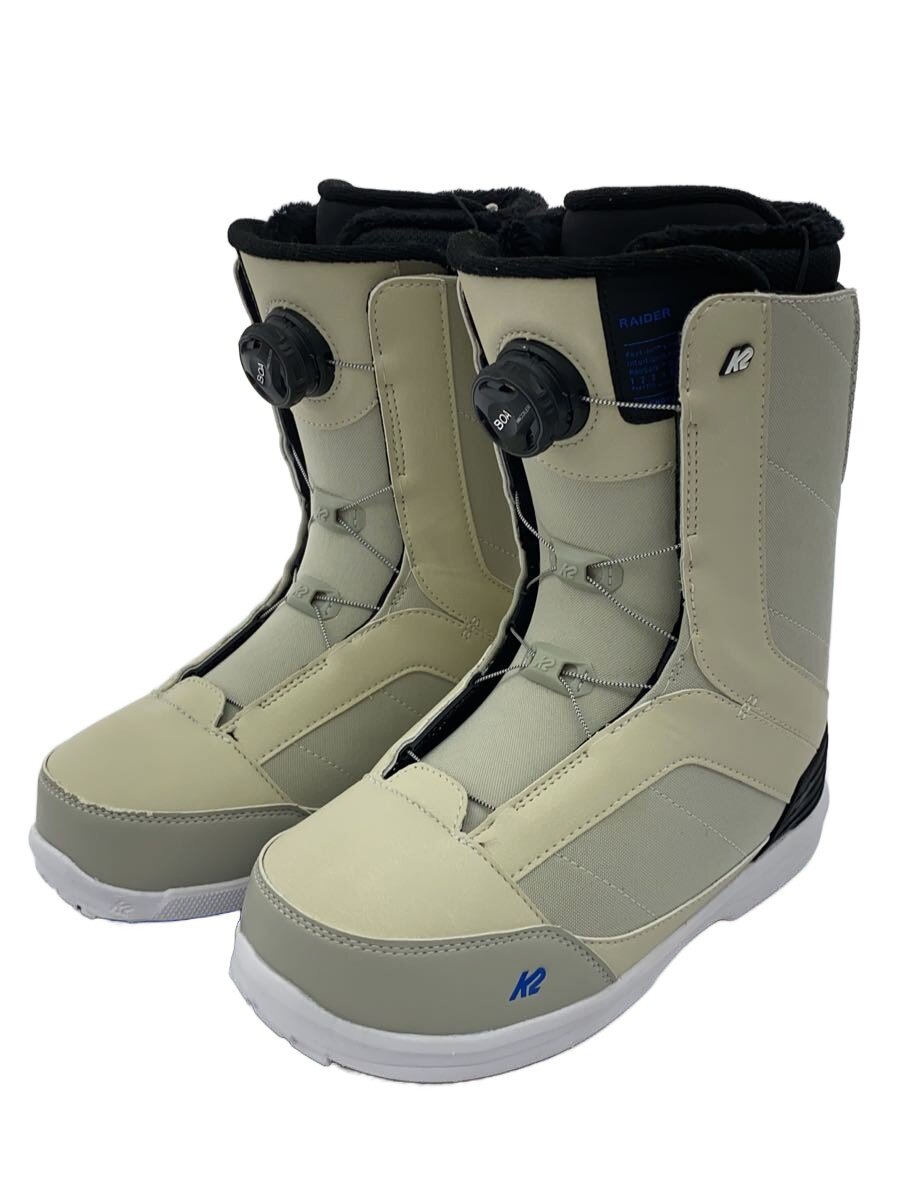 【中古】K2◆スノーボードブーツ/US8.5/BOA/WHT【スポーツ】
