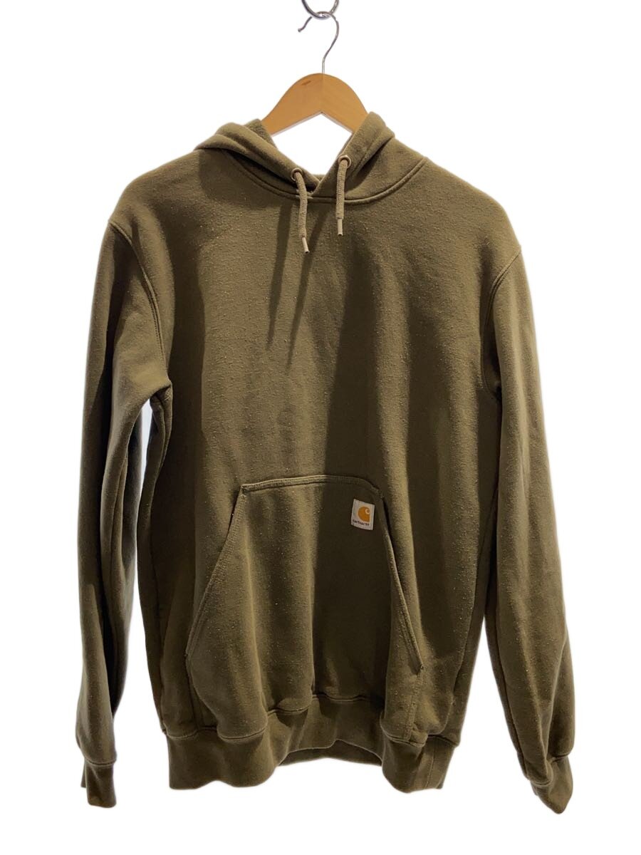 【中古】Carhartt◆パーカー/S/綿織物/KHK/メキシコ合衆国製【メンズウェア】