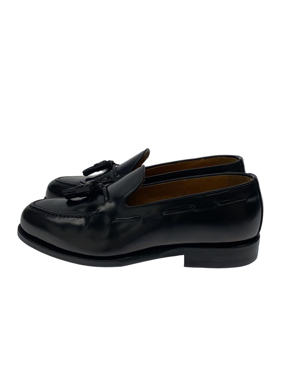 【中古】Berwick◆置き目毛皮/UK6/BLK/なめし革/8491【シューズ】