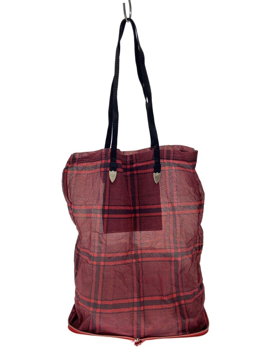 【中古】TOGA PULLA◆2WAYプリントトートバッグ/RED/照合のしるし【御徒面子】