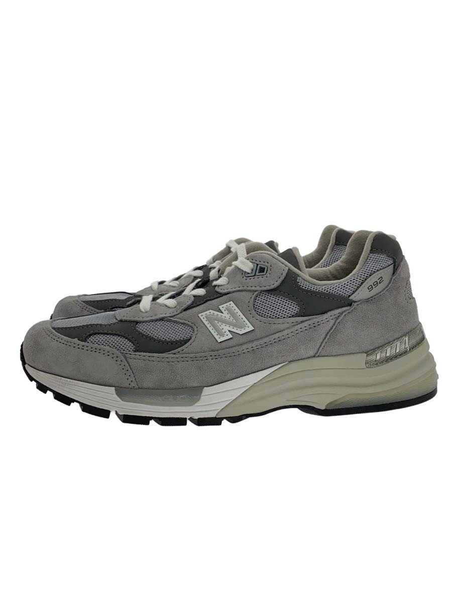 【中古】NEW BALANCE◆ローカットスニーカー/26珊/GRY/U992GY【シューズ】