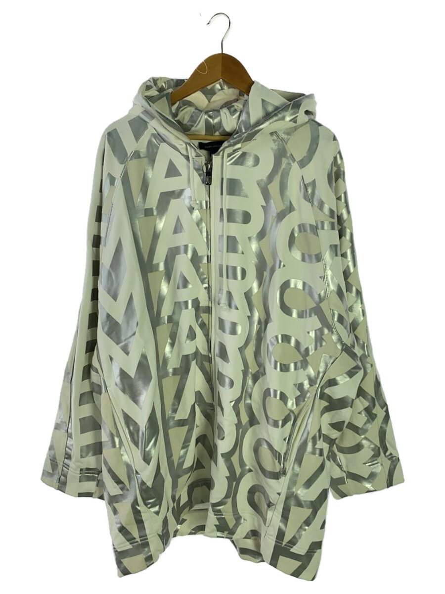 【中古】MARC JACOBS◆23AW アイコンモノグラムジャージジップフーディー/XS/WHT/総柄/2F3RTP012C14//【レディース御召しもの】