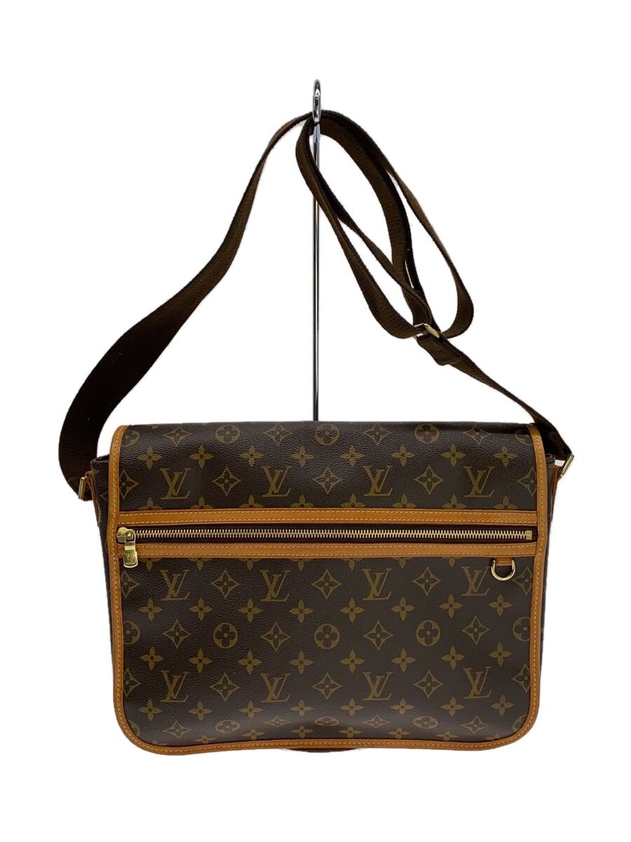 【中古】LOUIS VUITTON◆伝達人GM・ボスフォール_モノグラム・帆布_BRW/PVC/BRW【御徒面子】
