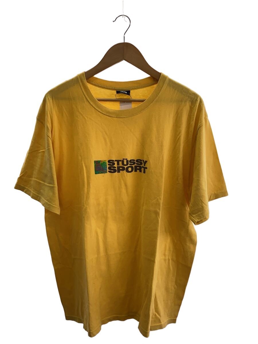 【中古】STUSSY◆プルオーバー/L/綿織物/黄色【メンズウェア】