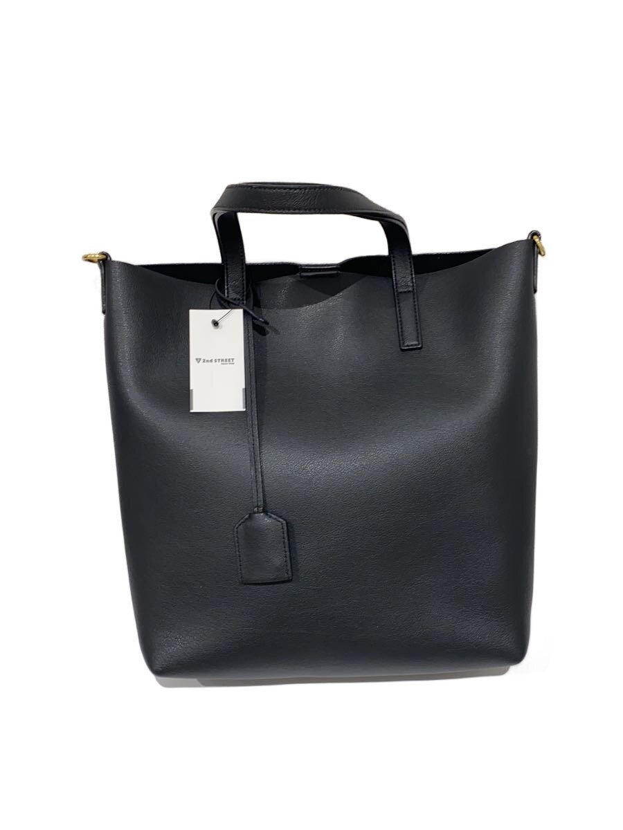 【中古】SAINT LAURENT◆トートバッグ/レザー/BLK【バッグ】｜2ｎｄ STREET 店