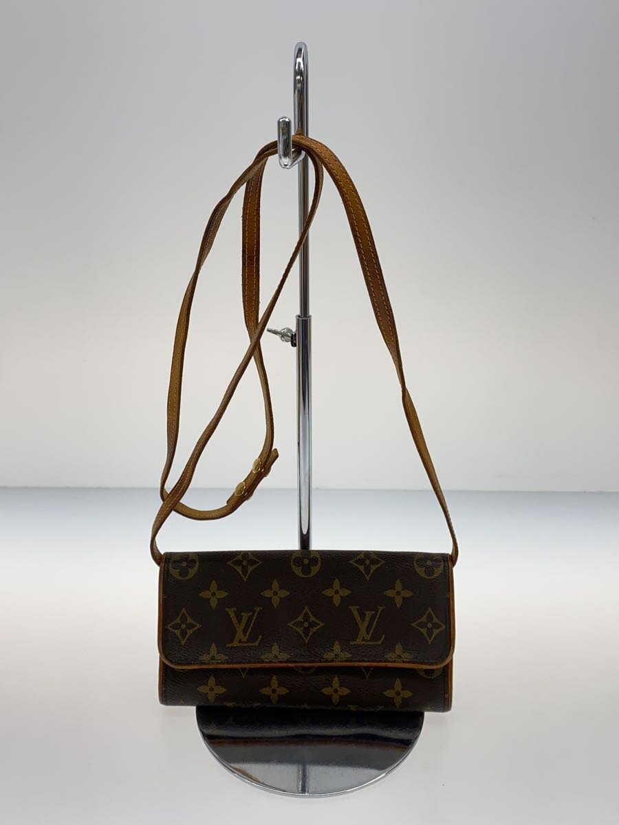 【中古】LOUIS VUITTON◆ポシェット・ツインGM_モノグラム・キャンバス/PVC/BRW//【バッグ】｜2ｎｄ STREET 店