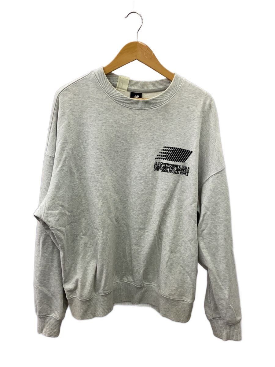 【中古】NEW BALANCE◆汗水/L/綿織物/WHT/無地【メンズウェア】