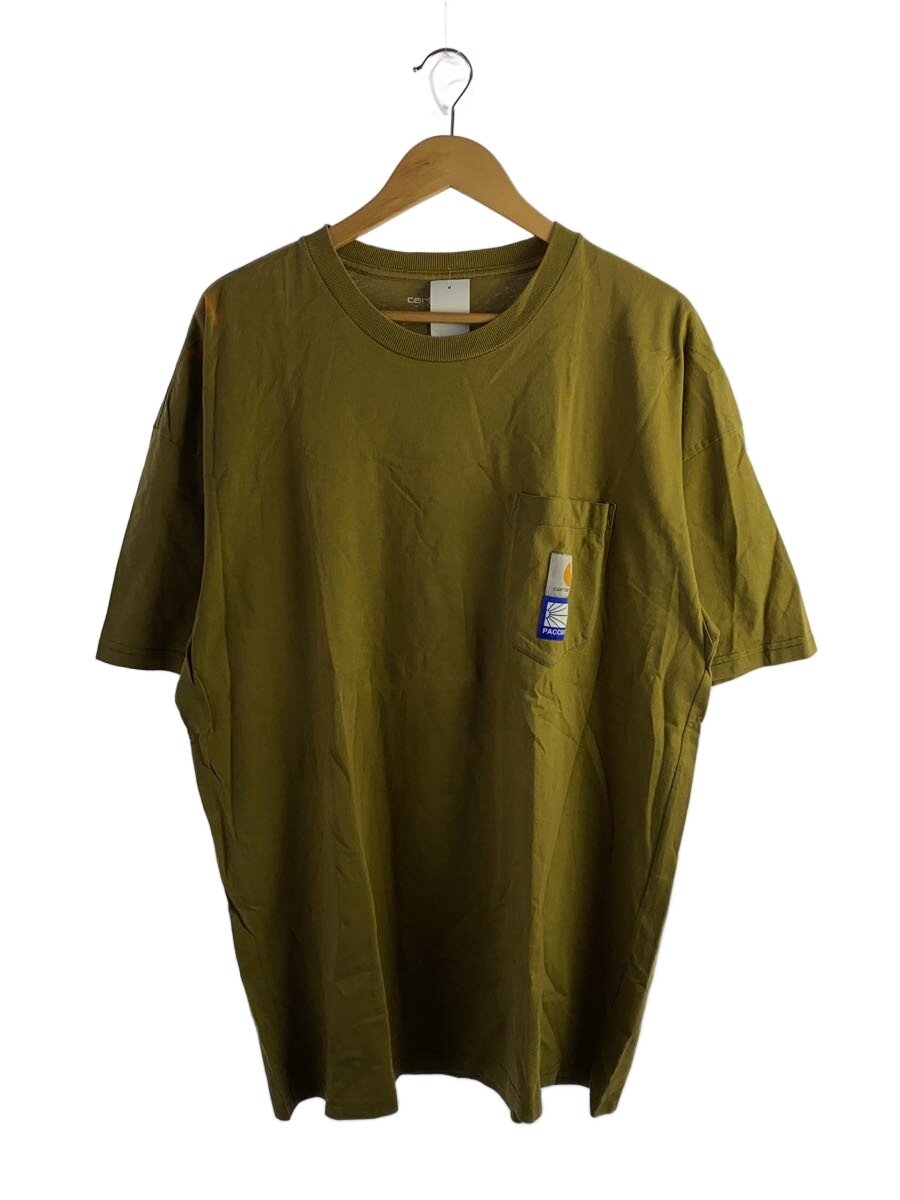 【中古】Carhartt◆プルオーバー/XL/綿織物/KHK/無地//【メンズウェア】