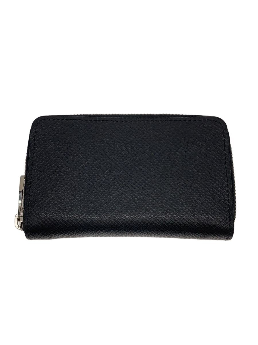【中古】LOUIS VUITTON◆ジッピー・コインパース_引き分けガ/牛皮/BLK/メンズ【服飾雑貨他】