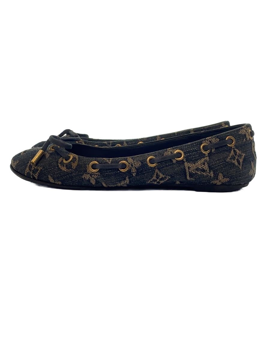 【中古】LOUIS VUITTON◆パンプス/34.5/NVY/キャンバス【シューズ】|2nd STREET 店