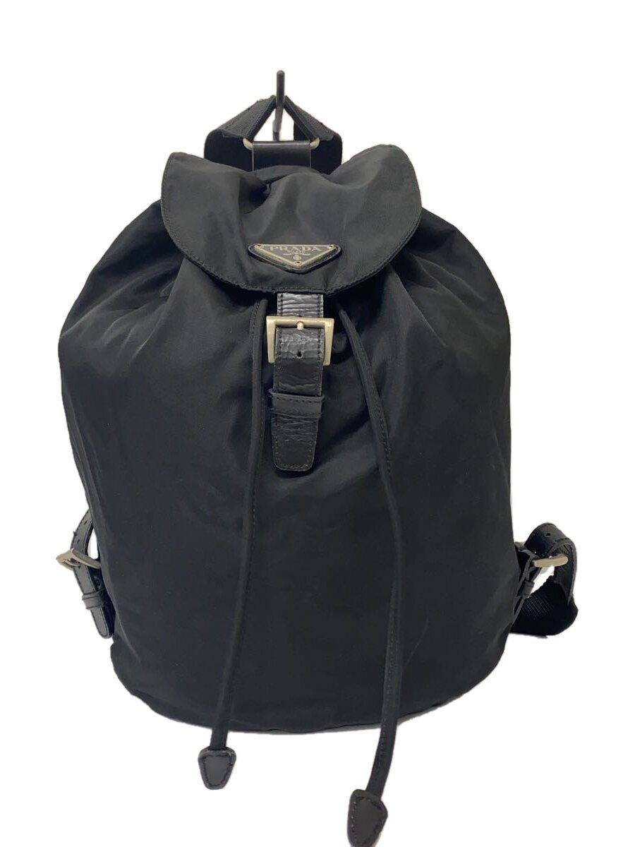 【中古】PRADA◆汚れ有/リュック/ナイロン/BLK【バッグ】｜2ｎｄ STREET 店