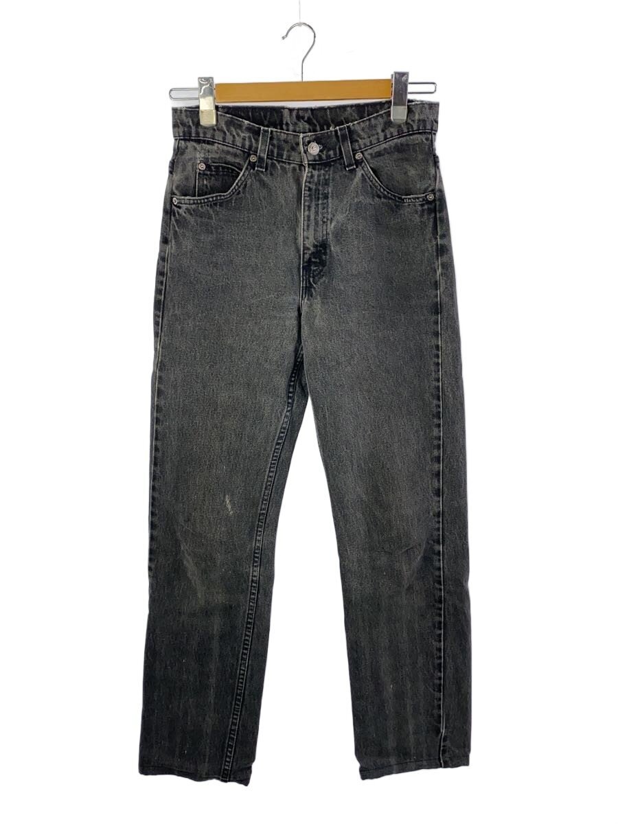 【中古】Levi’s◆引っ切り無いズボン下/30/ジーンズ/BLK【メンズウェア】