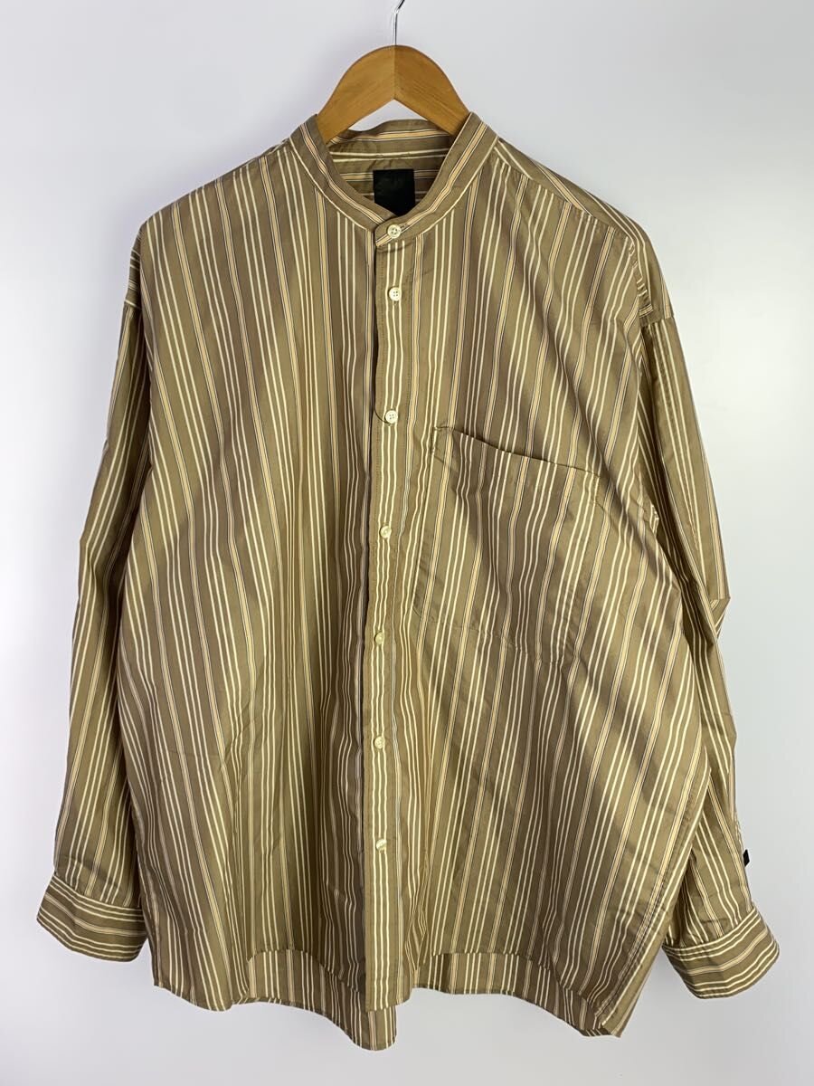 【中古】DAIWA PIER39◆長袖プルオーバー/XL/ポリエステル/BEG/縞模様//【メンズウェア】
