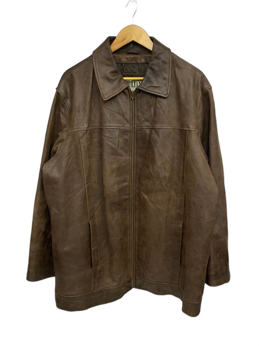 【中古】WILSON◆レザージャケット・ブルゾン/L/レザー/BRW【メンズウェア】|2nd STREET 店