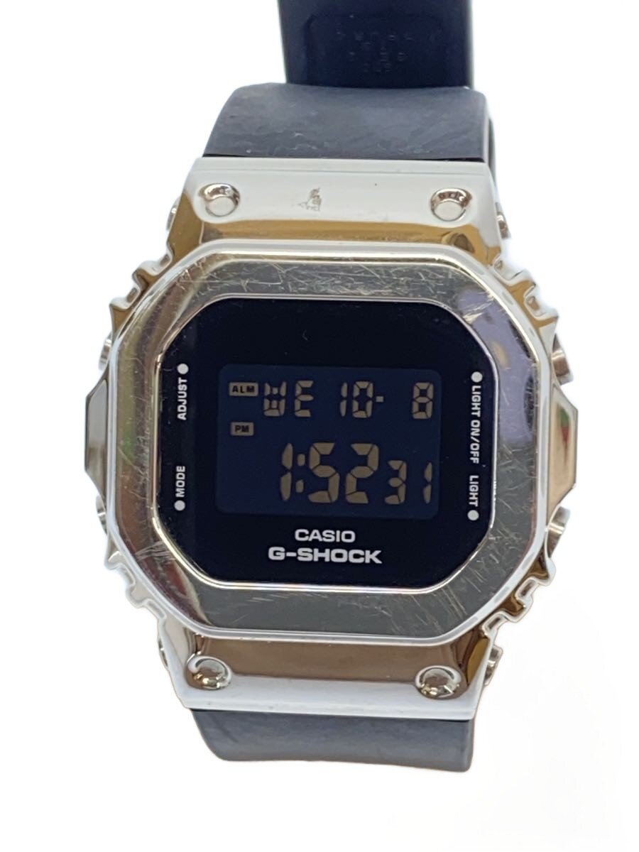 【中古】CASIO◆石英ウオッチ_G-SHOCK/デジタル/天然ゴム/黒いこと/黒いこと【服飾雑貨他】