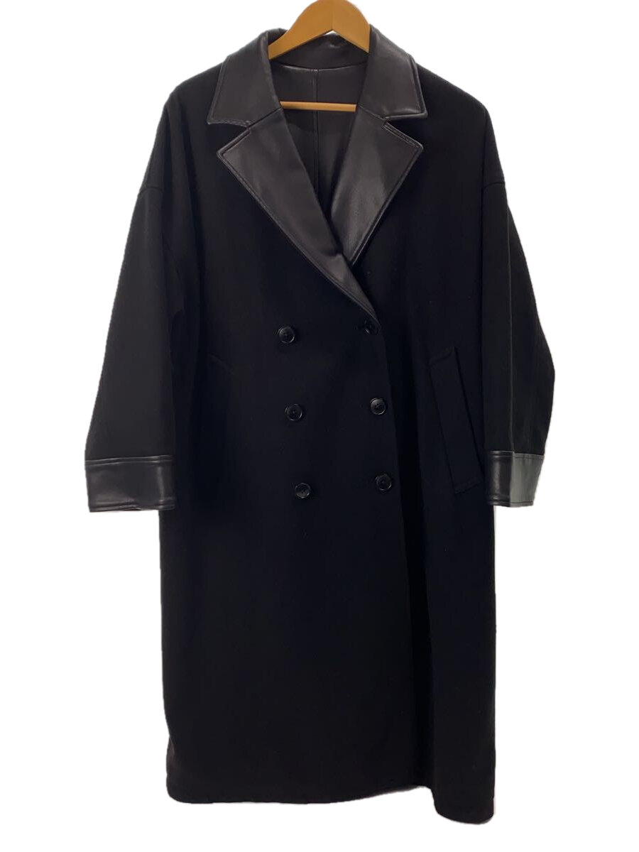 【中古】HARE◆チェスターコート/FREE/ポリエステル/BLK/HAL07168AD【レディースウェア】｜2ｎｄ STREET 店