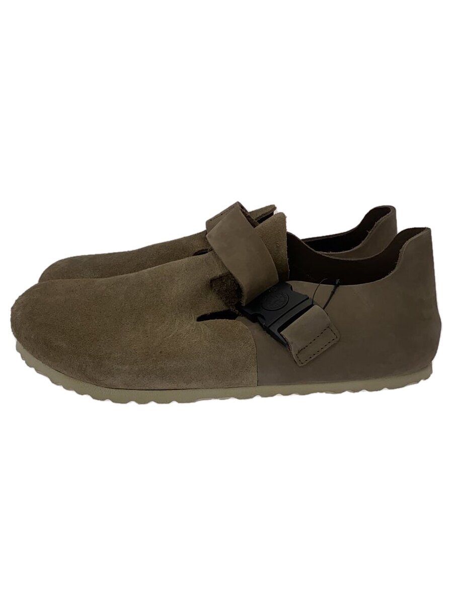 【中古】BIRKENSTOCK◆シューズ/28糎/GRY/スウェード/1016188【シューズ】