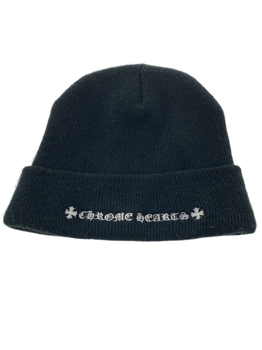 【中古】CHROME HEARTS◆×Matty Boy/編み物旗がしら/FREE/アクリル樹脂/BLK/メンズ/2990-304-2029【服飾雑貨他】
