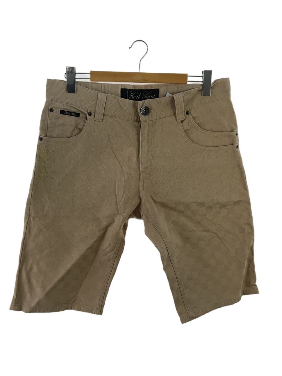 【中古】KARL KANI◆バギーショーツ/36/コットン/BEG/チェック【メンズウェア】｜2ｎｄ STREET 店