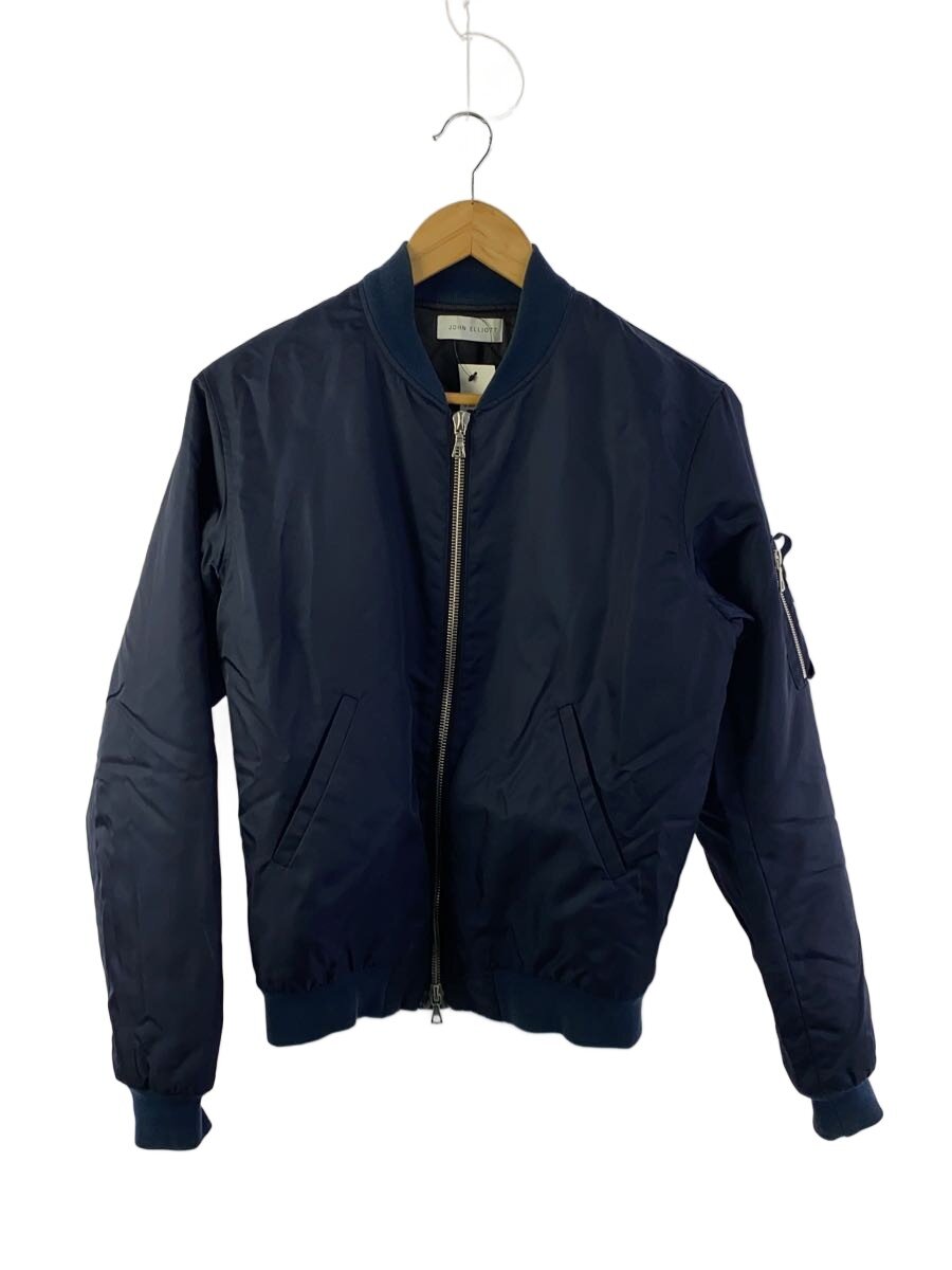 【中古】JOHN ELLIOTT◆航空上衣/1/ナイロン/NVY/無地/2620400105【メンズウェア】