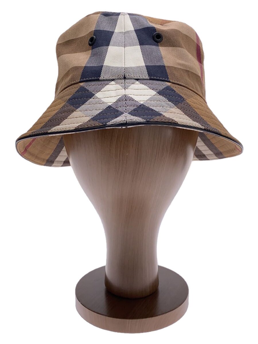 【中古】BURBERRY LONDON◆バケットハット/M/コットン/BRW/チェック/メンズ/8041616【服飾雑貨他】|2nd STREET 店