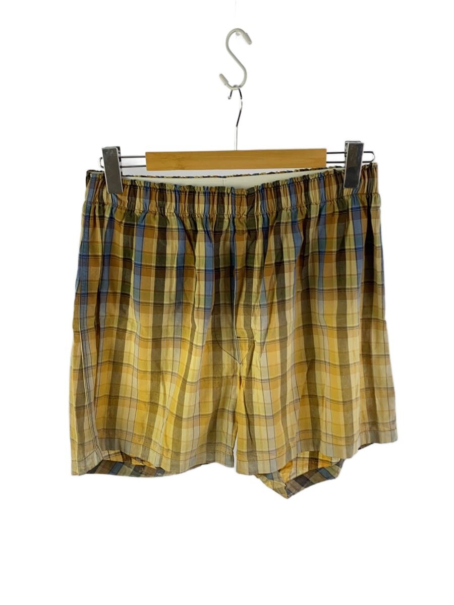 【中古】Maison Margiela◆23ss/Gradient Check Half Pants/遊撃手ズボン下/M/綿織物/BEG/読み合わせる//【メンズウェア】
