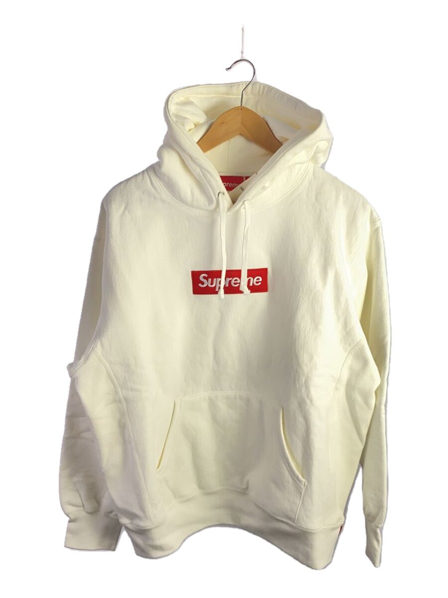 【中古】Supreme◆2021/パーカー/M/綿織物/WHT//【メンズウェア】