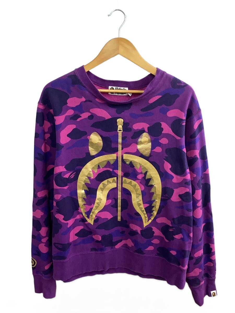 【中古】A BATHING APE◆汗水/L/綿織物/PUP/合鴨フラ/001SWK301003M【メンズウェア】