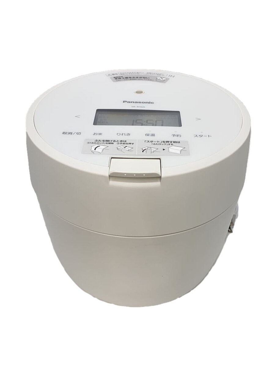 【中古】Panasonic◆炊飯器 SR-R10A-W【家電・視覚性・オーディオ】