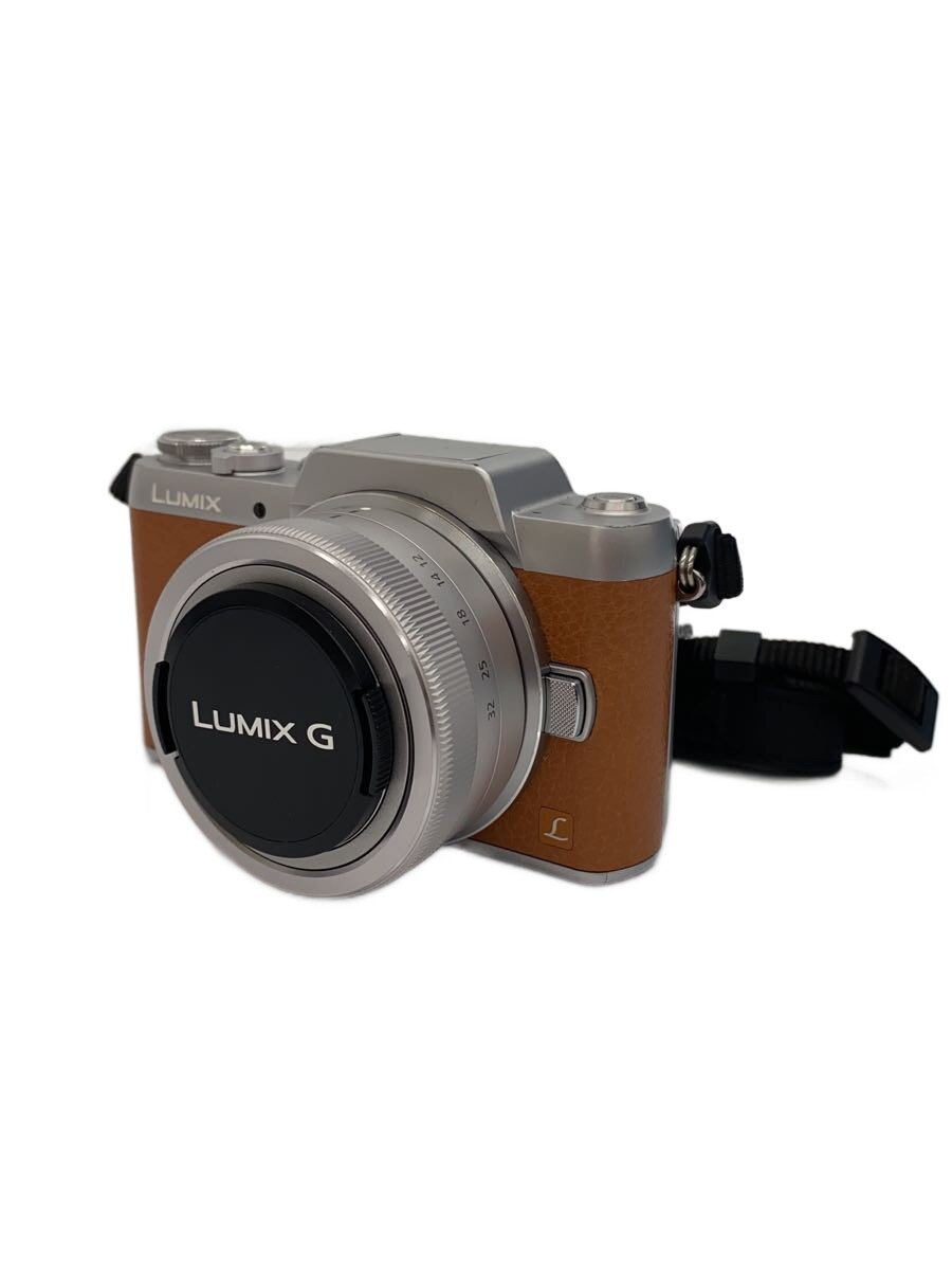 【中古】Panasonic◆デジタル一眼写真機 LUMIX DMC-GF7W-S ダブルズームレンズキット [しろがね色]//【写真機】