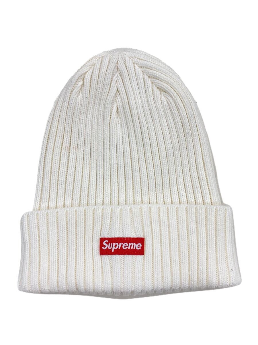 【中古】Supreme◆編み物旗がしら/--/綿織物/WHT/メンズ【服飾雑貨他】