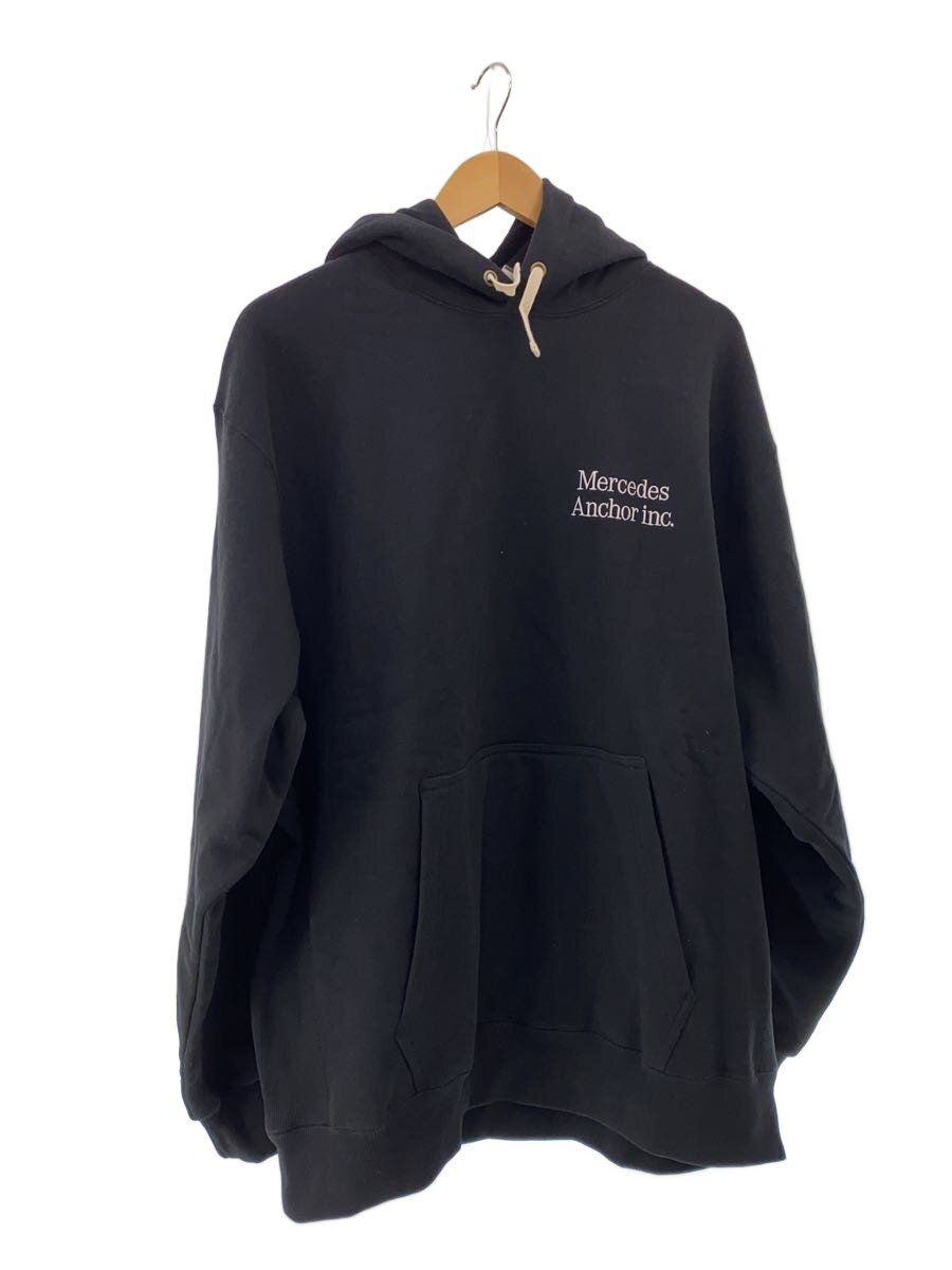 【中古】Mercedes Anchor Inc◆メルセデスアンカーインク/パーカー/XL/綿織物/黒いこと【メンズウェア】