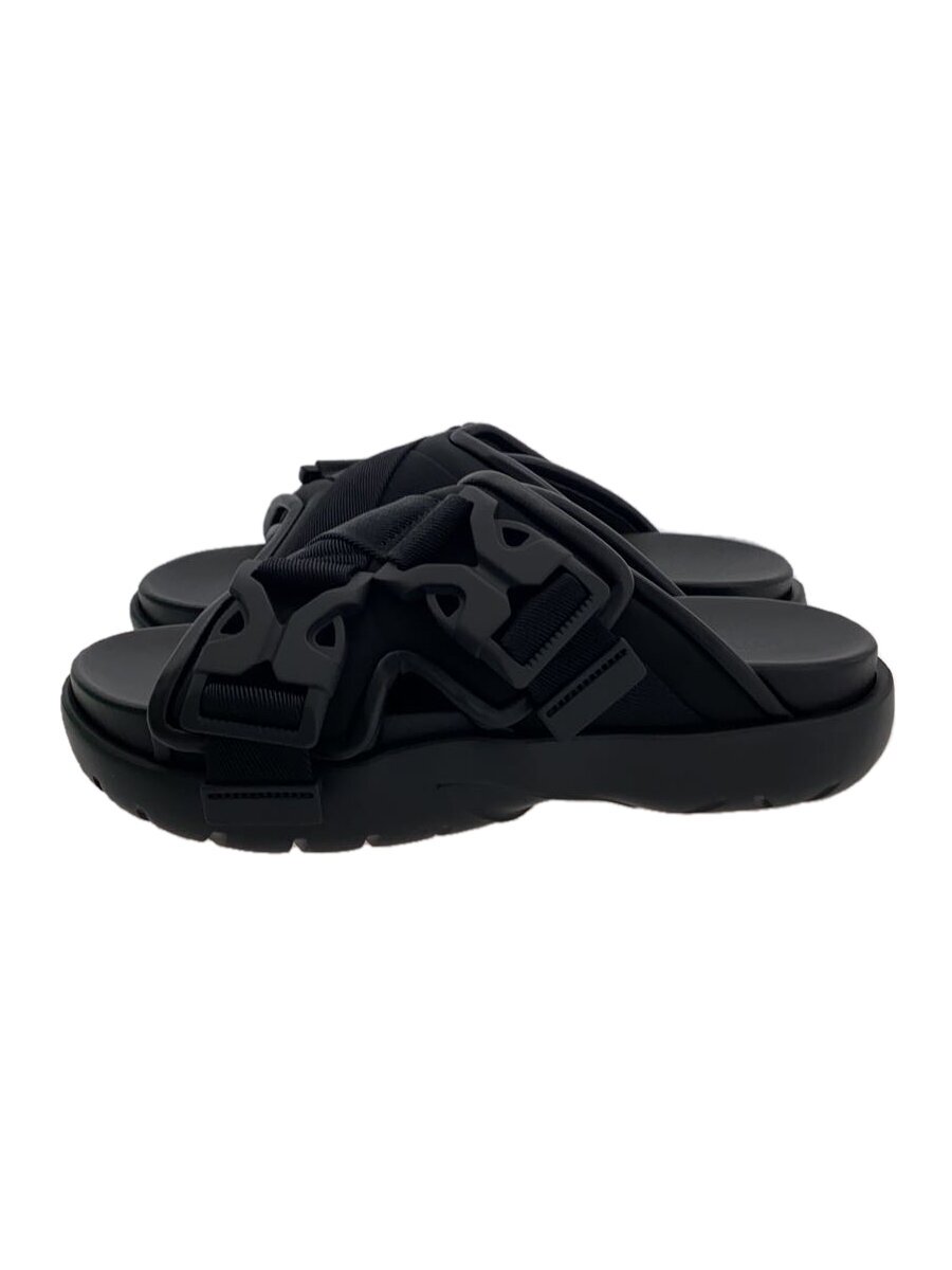 【中古】BOTTEGA VENETA◆サンダル/39/BLK/PVC/snap slide sandal/スナップスライドサンダル【シューズ】