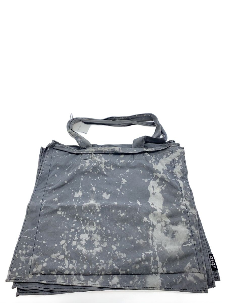 【中古】ISSEY MIYAKE◆IROGAMI BASSEN/抜染柄トートバッグ/綿織物/薄墨色/総柄/GG51-AG052【御徒面子】