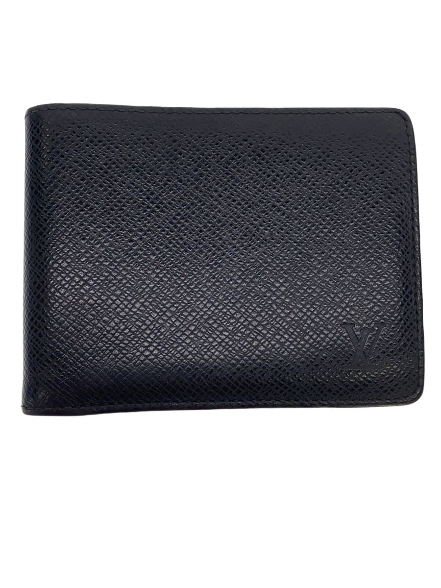 【中古】LOUIS VUITTON◆ポルト・ビエ・6カルト・クレディ_タイガ/レザー/BLK/メンズ【服飾雑貨他】｜2ｎｄ STREET 店