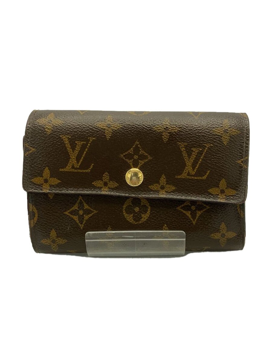 【中古】LOUIS VUITTON◆ポルト・フォイユ・アレクサンドラ_モノグラム・キャンバス_BRW/PVC/BRW/メンズ【服飾雑貨他】｜2ｎｄ STREET 店
