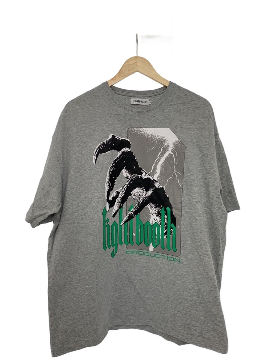 【中古】TIGHTBOOTH PRODUCTION◆プルオーバー/L/綿織物/GRY【メンズウェア】